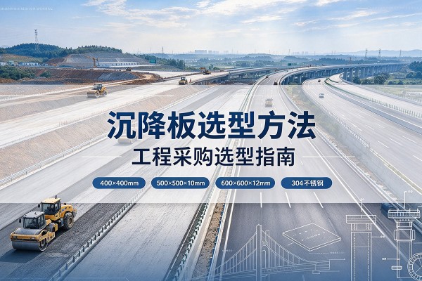 巴林右旗沉降板选择方法