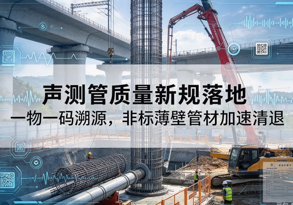 巴林右旗声测管质量新规落地，一物一码溯源，非标薄壁管材加速清退